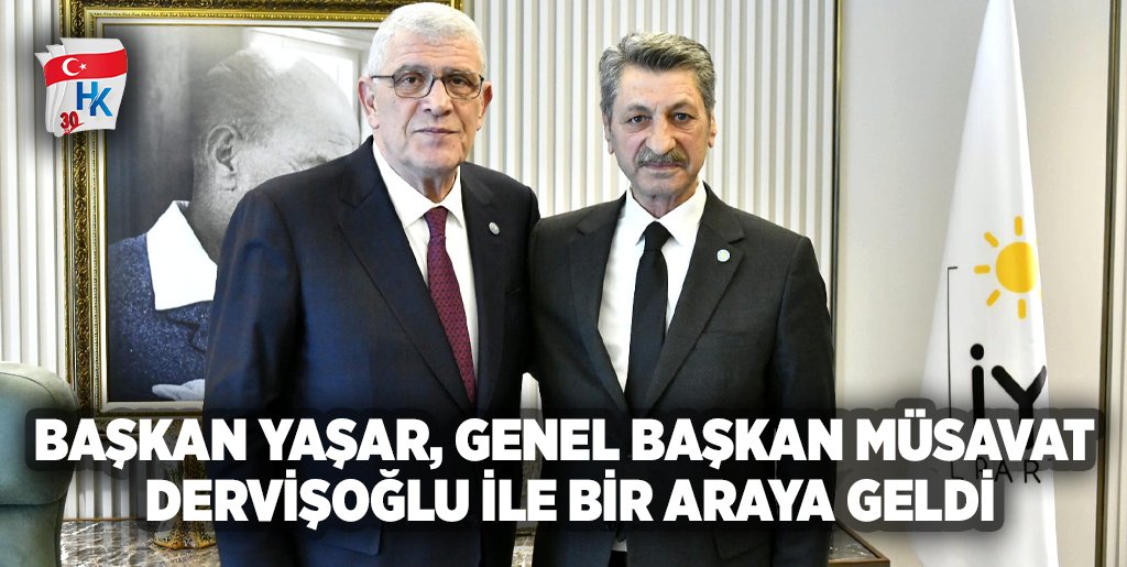 Başkan Yaşar, Genel Başkan Müsavat Dervişoğlu İle Bir Araya Geldi @MDervisogluTR @habipyasar #elazığ #elazığhaber elazighaberkent.com/baskan-yasar-g…