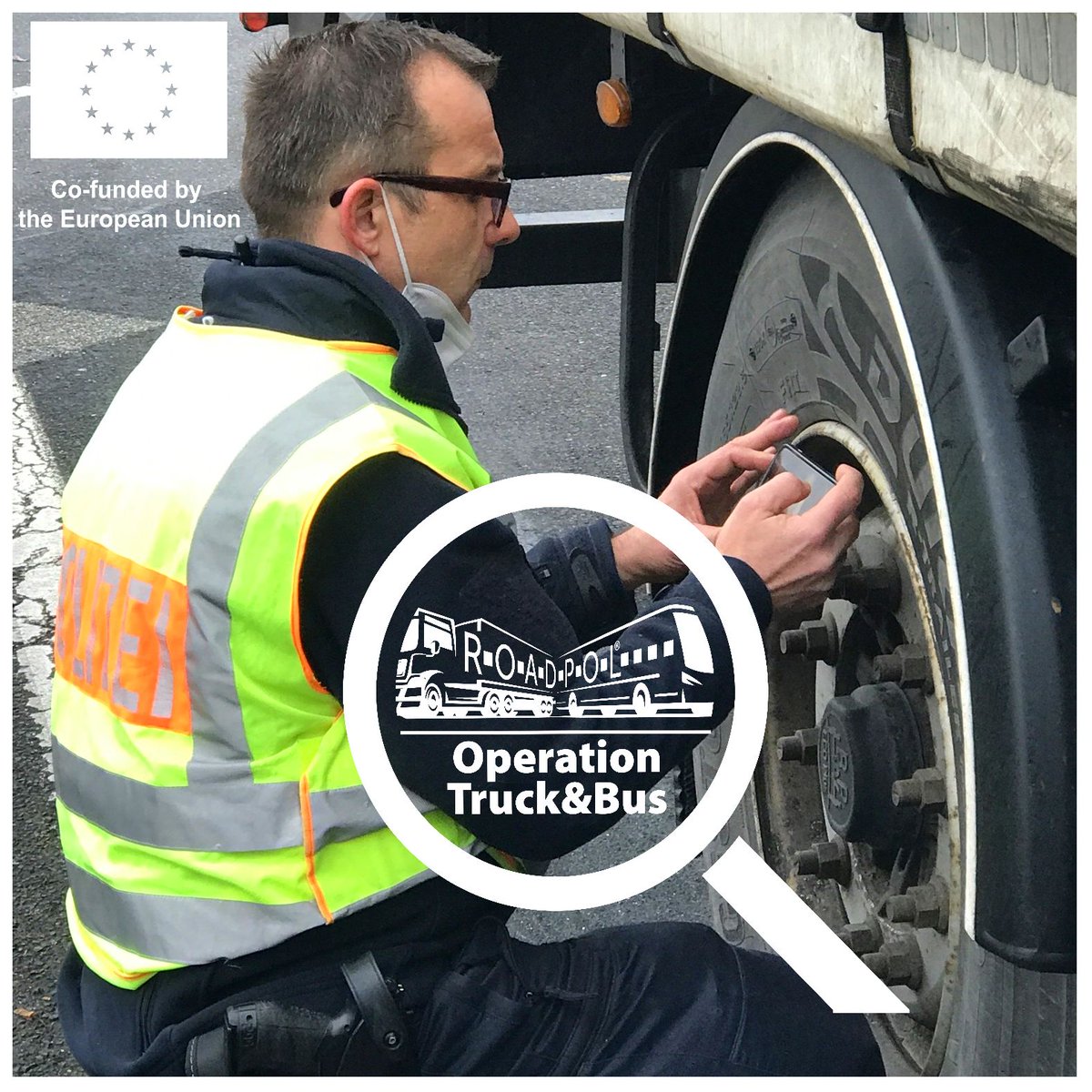 🚚 There are no 'minor' technical violatons on a truck. Even the smallest deviation can trigger a chain of events leading to a crash 🖤 And crashes involving trucks are generally devastating 👮‍♂️ 👮‍♀️ ROADPOL Truck&Bus Operation coming up next week across Europe #police #roadsafety