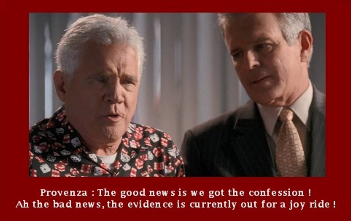 #TBT And with a little finesse, Provenza can get Angie to confess again! You must have more faith than I do in the Lieutenant’s charisma! 😬😬 #TheCloser S4E5 “Dial ‘M’ for Provenza” #LtProvenza #LtFlynn #ProFlynnza #GWBailey #TonyDenison @TheCloser_TNT