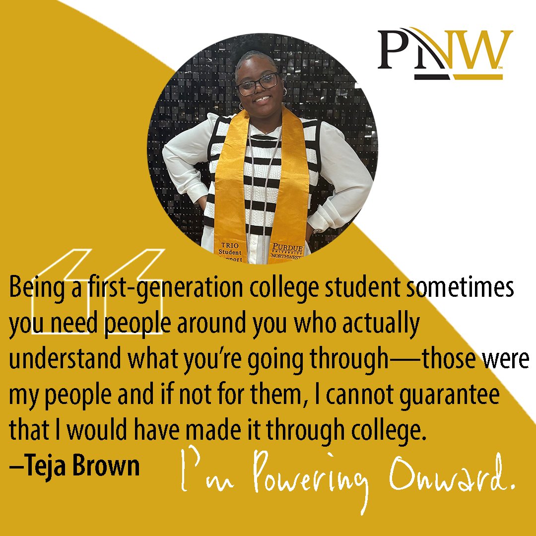 From TV screen to real-life justice, our #PNWGrad Teja Brown, '24, transformed her crime show passion into an inspiring academic journey. Dig deeper into her first-generation student story here: bit.ly/4abEWO4 #PowerOnward #PNWAlumni