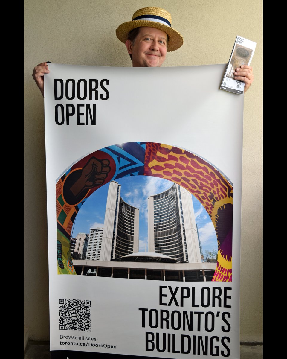 I'm so excited! Just picked up the 2024 Doors Open Toronto site maps and banners from City Hall for Motorista Studio!!! 😀🥳

#DOT24 #MotoristaStudio #doorsopentoronto #leasideaerodrome #torontohistory #torontoevents #vintagetoronto #torontovenue #hopkindesign
