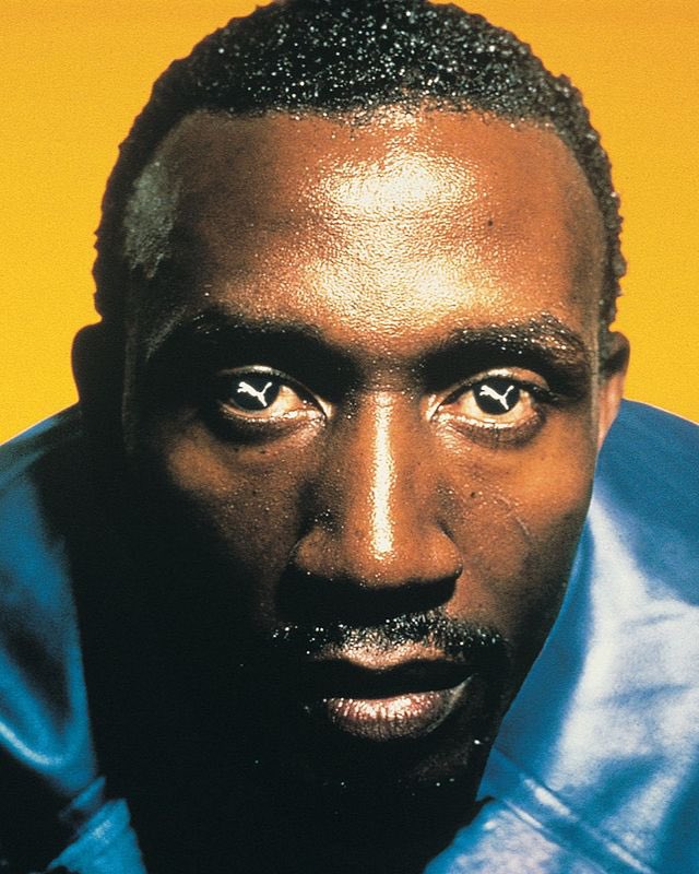 Track star Linford Christie wears Puma contact lenses at the 1996 Olympic Games in Atlanta. Official sponsor Reebok, paid £25,000,000 for the exclusive rights to the event and weren’t very pleased when media started covering the unique marketing by Puma.
