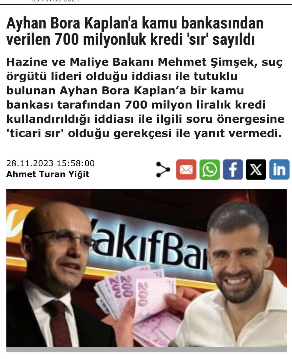 Bundan sonra bende Mali İncelemerde bu haberi gösterip ticari sır diyeceğim sorulan sorulara...