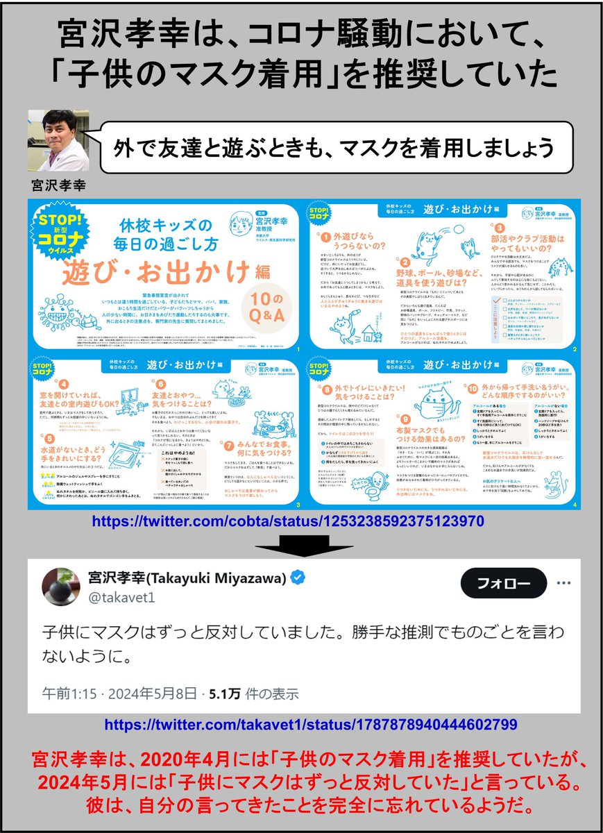 @1A48wvlkQc6mVdR ここまであからさまなのに、信者は従順についていく。 その様相は、ワクチン推進派とその信者の関係の相似形。 この観察結果からわかるのは、医者・医学者はどこまで行っても同じ穴の狢であるということ。 例外は基本無いと思うべし。 誰の信者にもなってない人は、早めにこの視点を手に入れてほしい