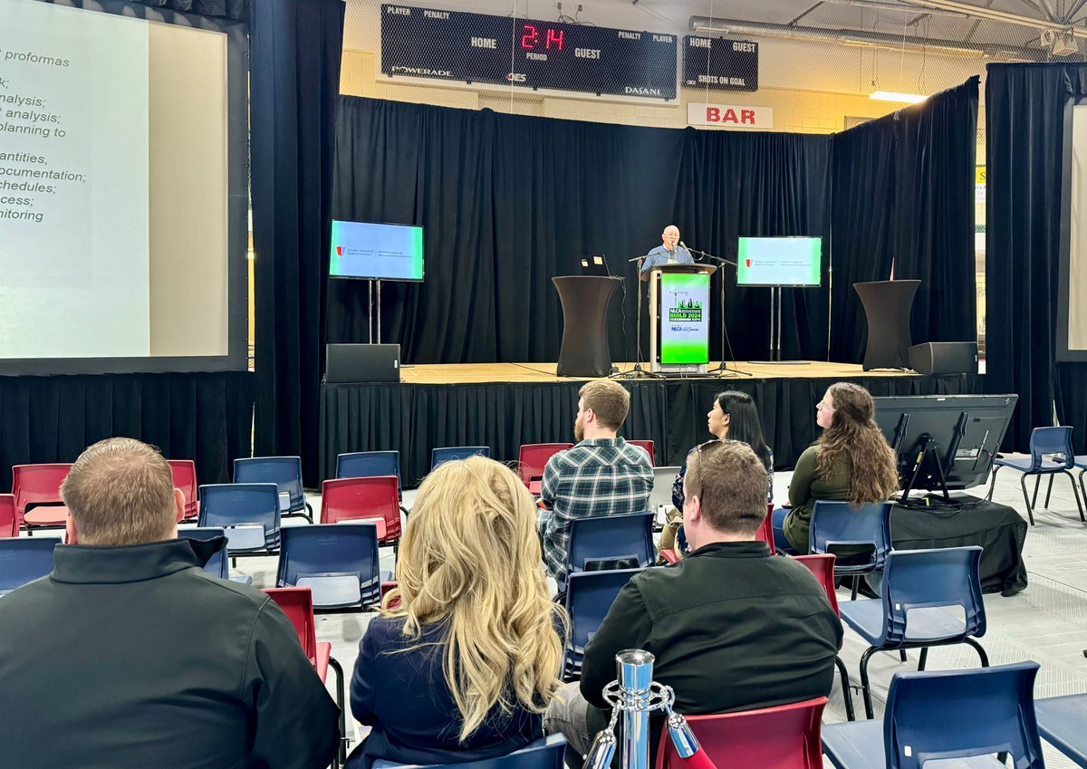 Thank you to Roy Lewis from @CIQS_Official for outlining the services certified management professionals provide in both real-time support and innovative solutions for the future! #Build2024Expo