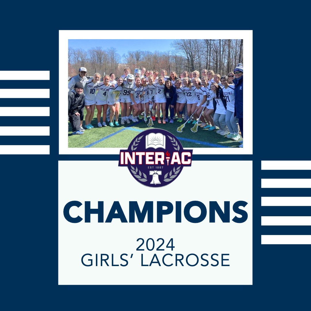 Episcopal Academy (@ea1785) on Twitter photo CHAMPS! 🏆 With a 17-3 win over SCH on Tuesday, <a href="/EA1785_GirlsLax/">EA Girls' Lacrosse</a> secured the Inter-Ac Championship! The team, who currently holds an 8-1 conference record, now shifts its focus to the final regular season game & PAISAA championship tournament. Congrats, tEAm! | <a href="/EA1785_Athletic/">Episcopal Academy Athletics</a> CHAMPS! 🏆 With a 17-3 win over SCH on Tuesday, <a href="/EA1785_GirlsLax/">EA Girls' Lacrosse</a> secured the Inter-Ac Championship! The team, who currently holds an 8-1 conference record, now shifts its focus to the final regular season game & PAISAA championship tournament. Congrats, tEAm! | <a href="/EA1785_Athletic/">Episcopal Academy Athletics</a>