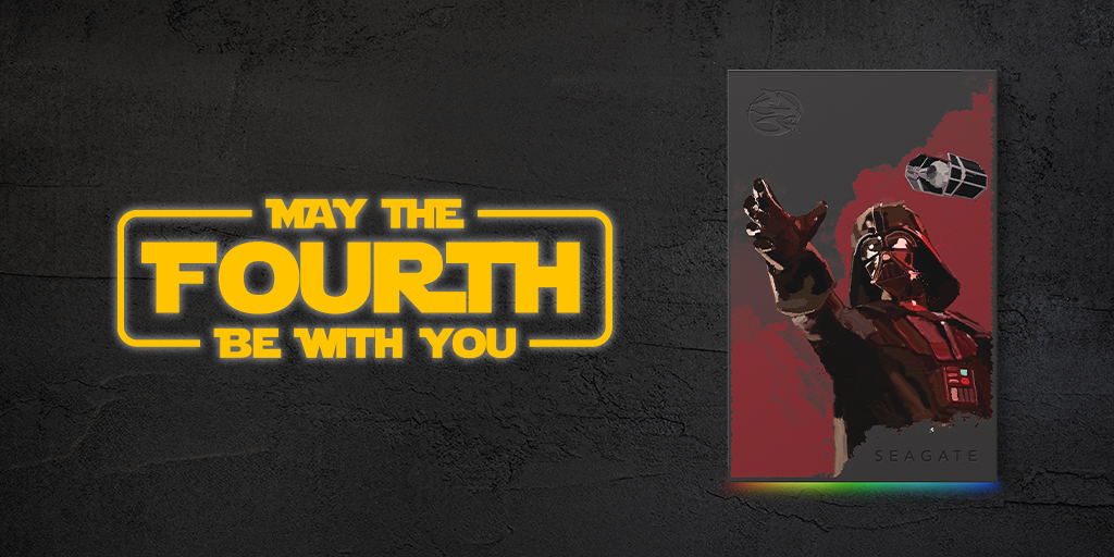 Enter our giveaway for a chance to win a Darth Vader 2TB Drive! To enter: Comment your answer: If you were a Jedi or Sith, what would your lightsaber color be and why? Add #MayThe4th, #StarWars, #Giveaway Follow @SeagateGaming on Instagram and X t&c: seagate.media/6010YVctr