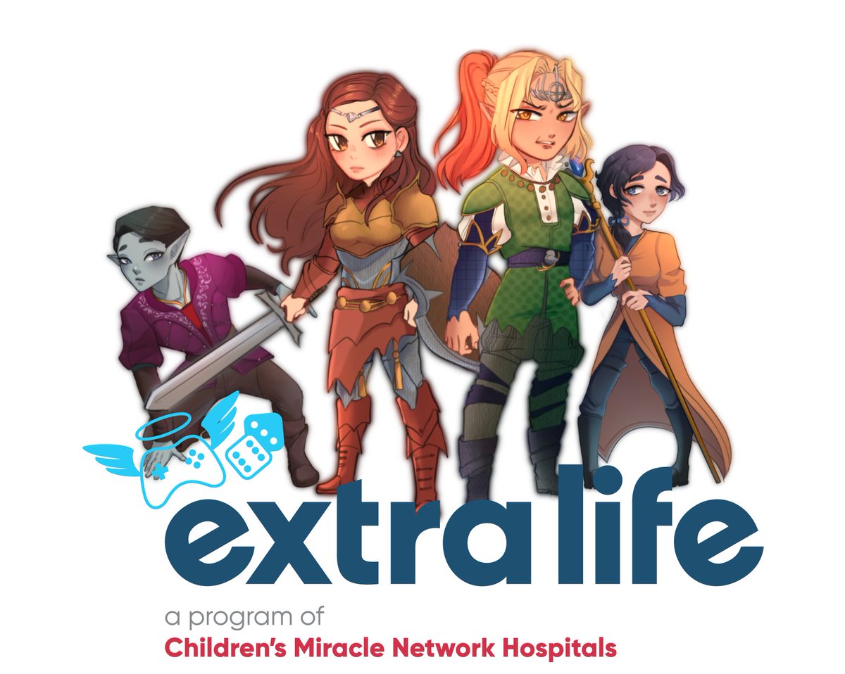 It is completed!

We will be making stickers of these and giving them out as a 'Thank You' for last months greatest achievement for ExtraLife! ♡

🎨 done by Sandy Suna