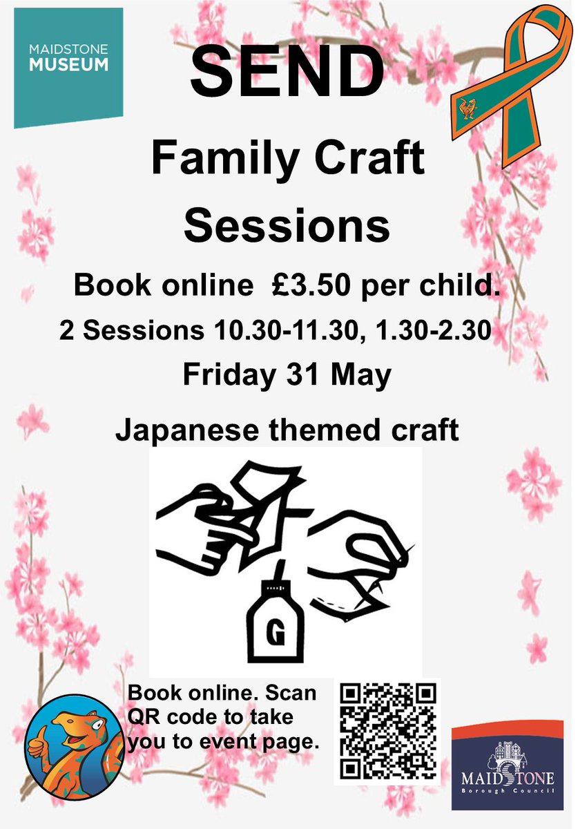 It's SEND Family Friday on 31 May! Designed to include your SEND child, their siblings, and parents/guardian. Create a planned craft or something from your imagination. Two sessions per day with a small number of spaces. For more information and booking bit.ly/47Z87UA