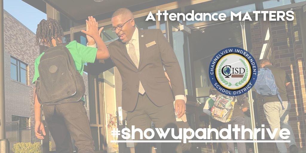 🌟 Let's finish strong! 🌟 Attendance matters more than ever as we near the end of the school year. Show up, engage, and let's make these final WEEKS count! #WeAreChannelview #ShowUpAndThrive