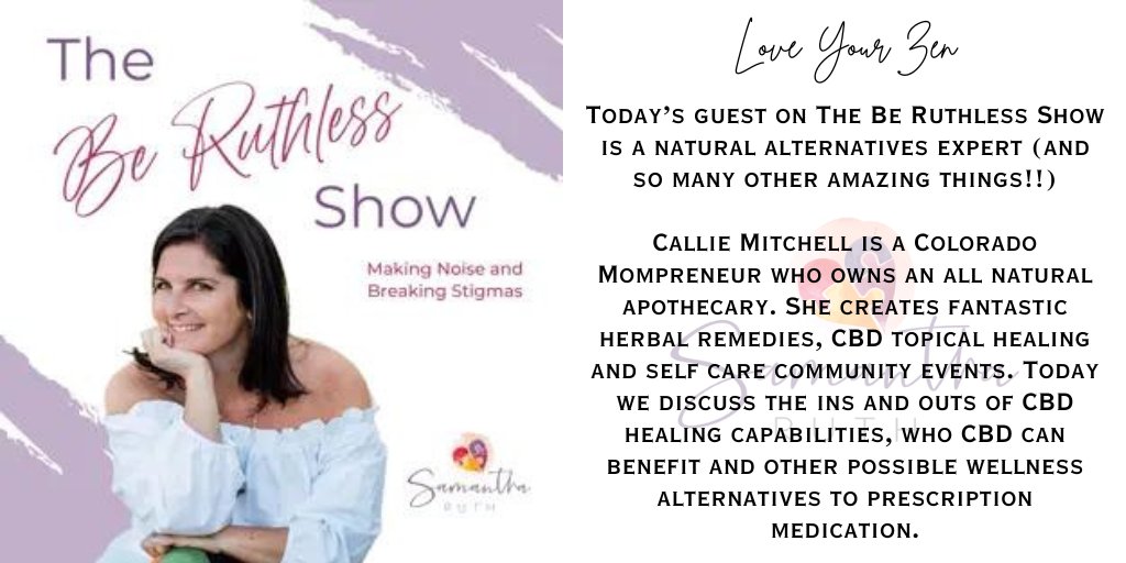 Mental. Health. Matters. The Be Ruthless Show is a place where we’ll be having the conversations other people don’t. The conversations other people won’t Episode: Love Your Zen @SamanthaMRuth @pcast_ol @tpc_ol @wh2pod @foa_ol @bus_ol web samantharuth.com/podcast
