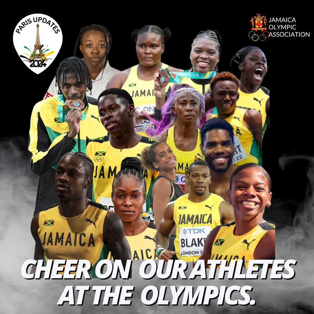 🇯🇲 Let's rally behind our incredible athletes and show them the power of our support! 🏃🏽‍♂️🏅 Whether on the track, in the pool, or on the field, they inspire us with their dedication and passion. 🌟 Let's cheer them on to victory! 🙌🏆 #TeamJamaica #JamaicanPride 🇯🇲💪 🖤💚💛