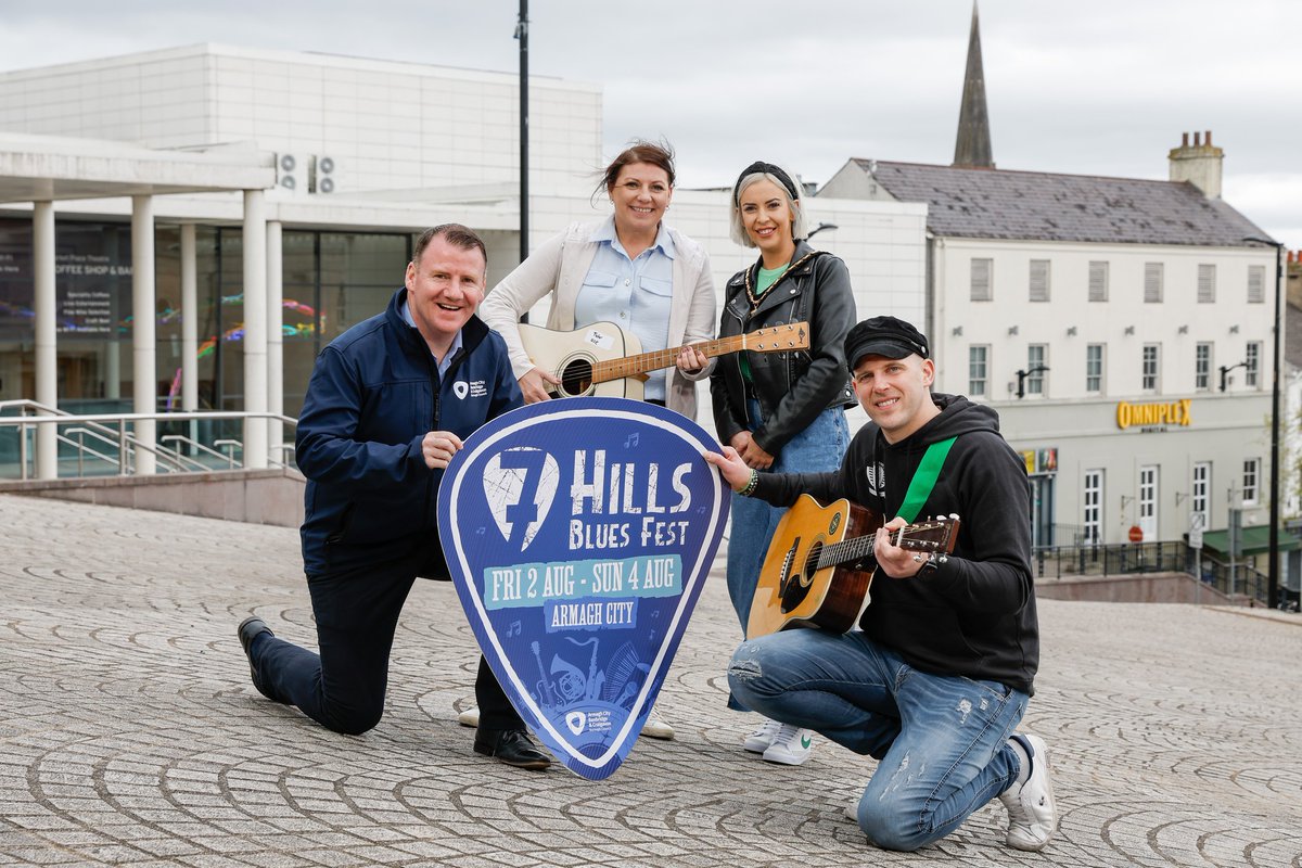 Get ready to groove! The 7 Hills Blues Fest is back in Armagh City this summer, and it's going to be epic! ! 🎸 Over 40 free gigs across 16 venues, it's a musical extravaganza from 2nd-4th August. Not to be missed, check out the lineup 👉bit.ly/48eJZhd #VisitArmagh