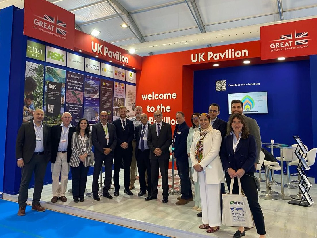 Simon Martin (@uksimonmartin) on Twitter photo Last month the UK participated in the 16th edition of <a href="/SIAM_OFFICIEL/">SIAM Maroc</a> with 8 companies and over 25 B2B meetings.
Relations between our two kingdoms 🇬🇧🇲🇦 continue to grow, including in the agriculture sector, generating over £16M export wins in 2023. Last month the UK participated in the 16th edition of <a href="/SIAM_OFFICIEL/">SIAM Maroc</a> with 8 companies and over 25 B2B meetings.
Relations between our two kingdoms 🇬🇧🇲🇦 continue to grow, including in the agriculture sector, generating over £16M export wins in 2023.