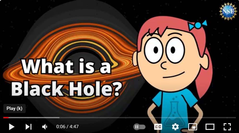 What is a #blackhole? Although black holes are invisible and may seem fictional, they are very real. Learn more about them in the new episode of 'The Discovery Files for Kids:' bit.ly/3JS3G34 #BlackHoleWeek #forkids