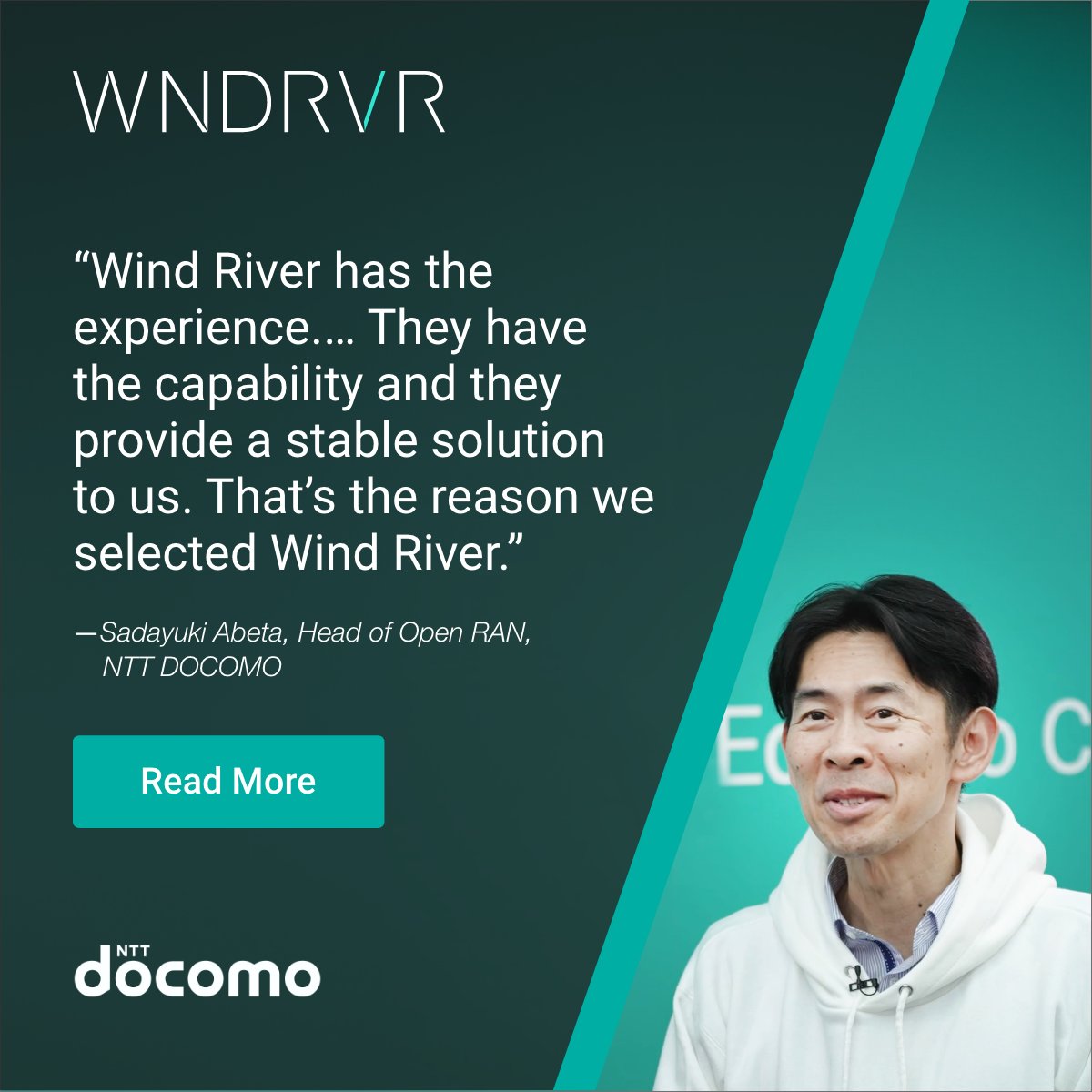 We know Open RAN. But don't just take our word for it - here's what our customers have to say: windriver.com/solutions/tele… @Docomo #OpenRAN
