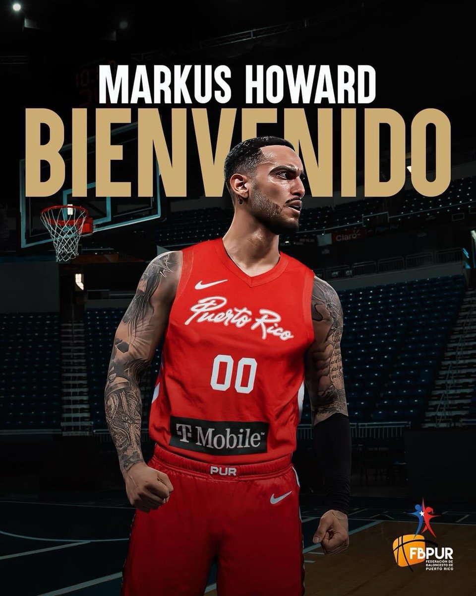 🏀 FIBA da el visto bueno para el cambio de ciudadanía deportiva de Markus Howard 

#SelecciónPUR #PuertoRico #TeamPUR