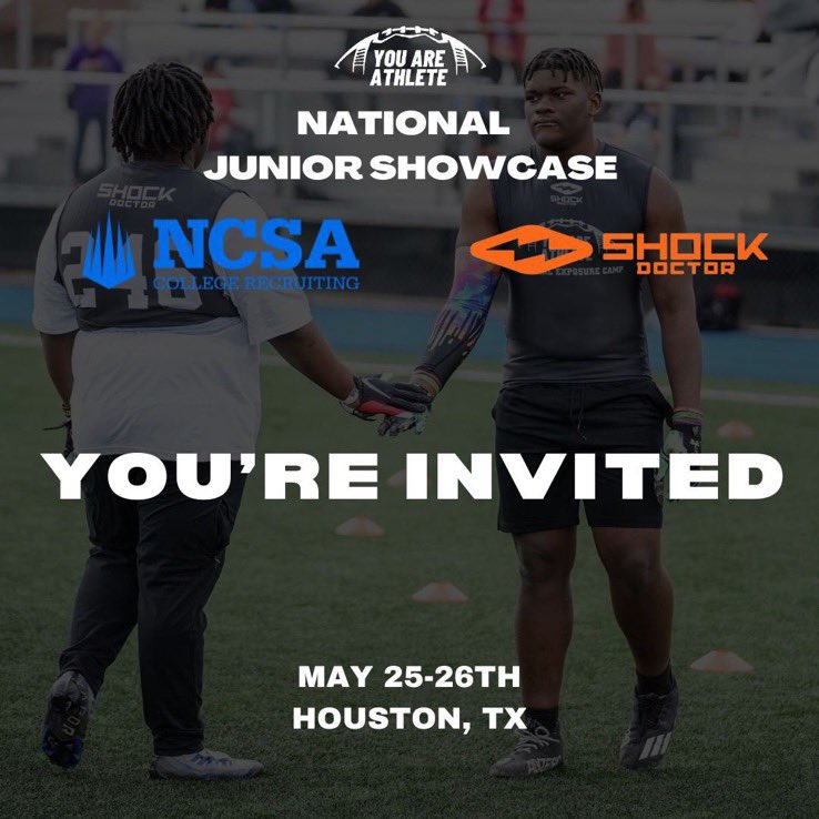 Thank you @youareathlete and @ShockDoctor for inviting me back for the 2nd time to showcase my talents 
@justinallen_13 @Jhill_ontherise @coach9cg  @CoachMallard @COACHPATROB @Jalil_Johnson21
