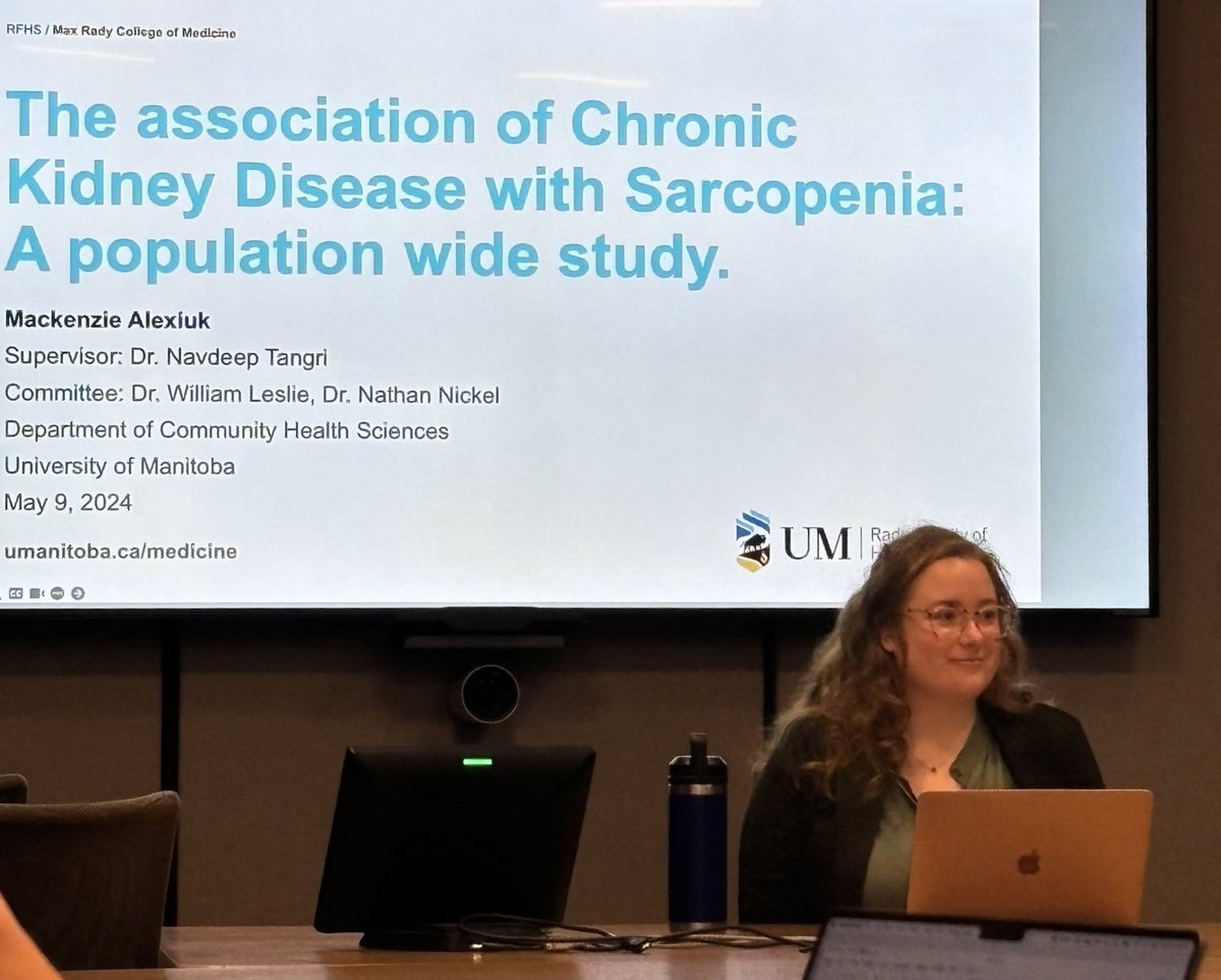 SevenOaksCDIC (@sevenoakscdic) on Twitter photo 🥳 Congratulations to Mackenzie Alexiuk <a href="/kenzalexiuk/">Mackenzie A</a> on successfully defending her Master of Science thesis in Community Health Sciences! <a href="/UM_RadyFHS/">U of M Rady Faculty</a>
Shoutout to committee members Drs. <a href="/NavTangri/">Navdeep Tangri</a> @Nickel_NC & William Leslie, and chair <a href="/robert_balshaw/">Robert Balshaw</a>! 🥳 Congratulations to Mackenzie Alexiuk <a href="/kenzalexiuk/">Mackenzie A</a> on successfully defending her Master of Science thesis in Community Health Sciences! <a href="/UM_RadyFHS/">U of M Rady Faculty</a>
Shoutout to committee members Drs. <a href="/NavTangri/">Navdeep Tangri</a> @Nickel_NC & William Leslie, and chair <a href="/robert_balshaw/">Robert Balshaw</a>!