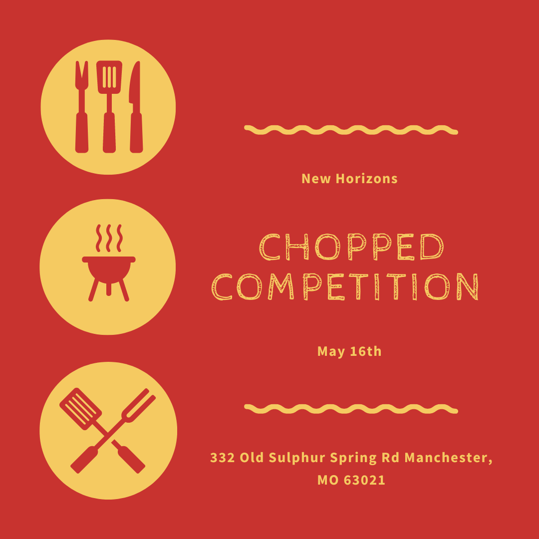 NewHorizonsOA's tweet photo. Head over to 332 Old Sulphur Spring Rd Manchester, MO 63021 for a friendly competition in a round of Chopped! At our Meeting on May 16th, your team of Arrowmen will compete to try to become the Champion! The meeting will run from 6:30-8:00 pm Sign up at https://t.co/ueisqDd5Kc… https://t.co/9d2Dc4ZBHZ