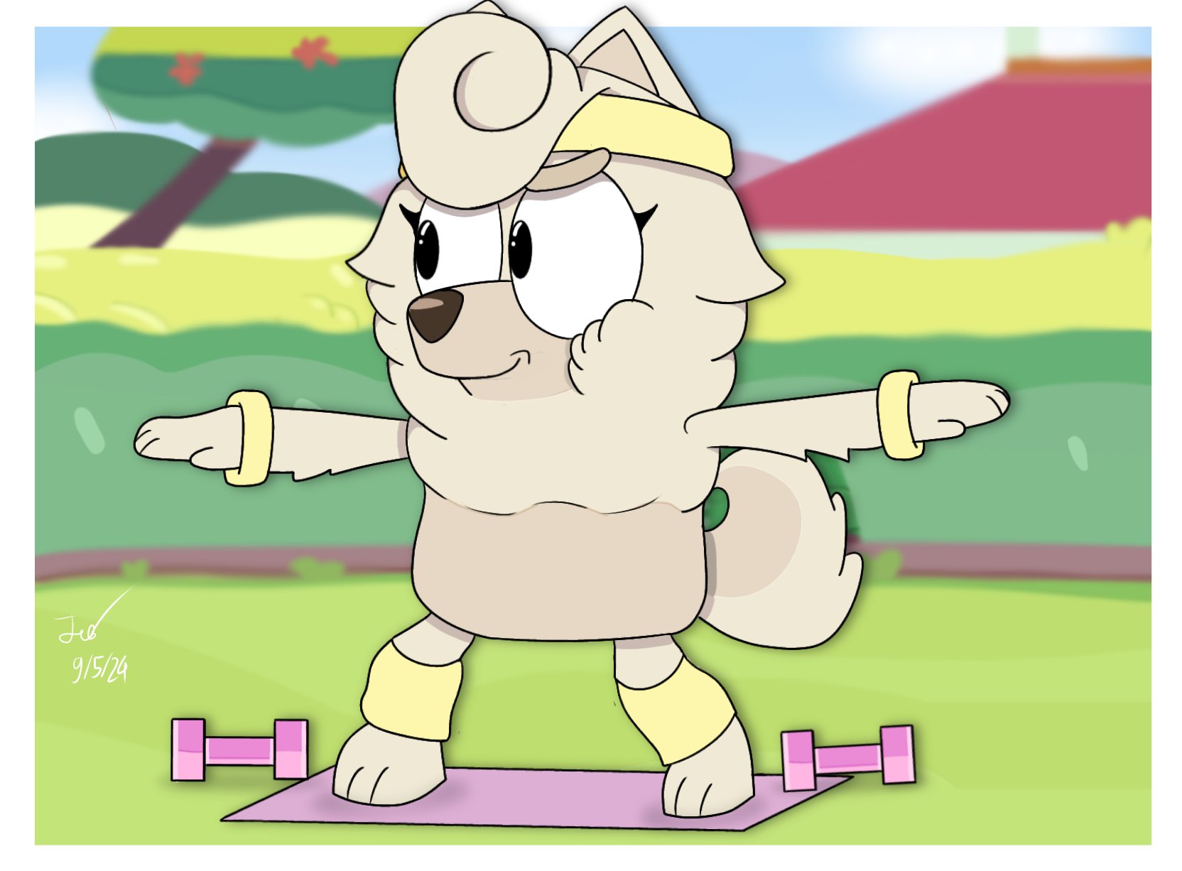 J30 ✝️ 🇵🇸 on X: Best character in Bluey behind Bingo. Bluey  BlueyFanArt Wendy t.coktbkF7uWLy  X