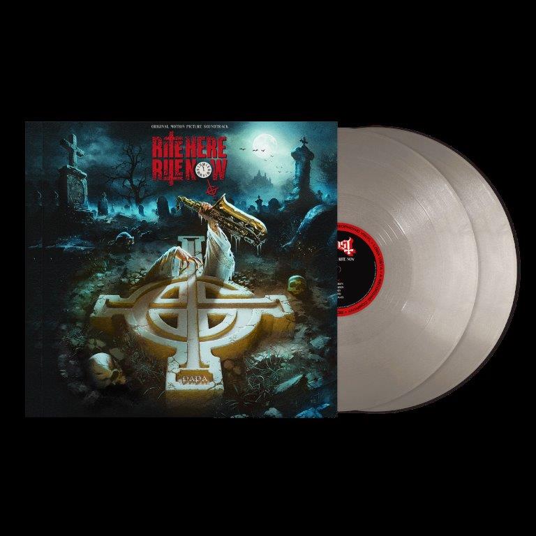 * GHOST - RITE HERE RITE NOW * @thebandGHOST are pretty much untouchable right now! We can't get enough of them! So news of this 2LP 18 song companion to the bands debut feature film has us rather excited! Pre-order now on indies Opaque Silver vinyl! tinyurl.com/RITEAssai