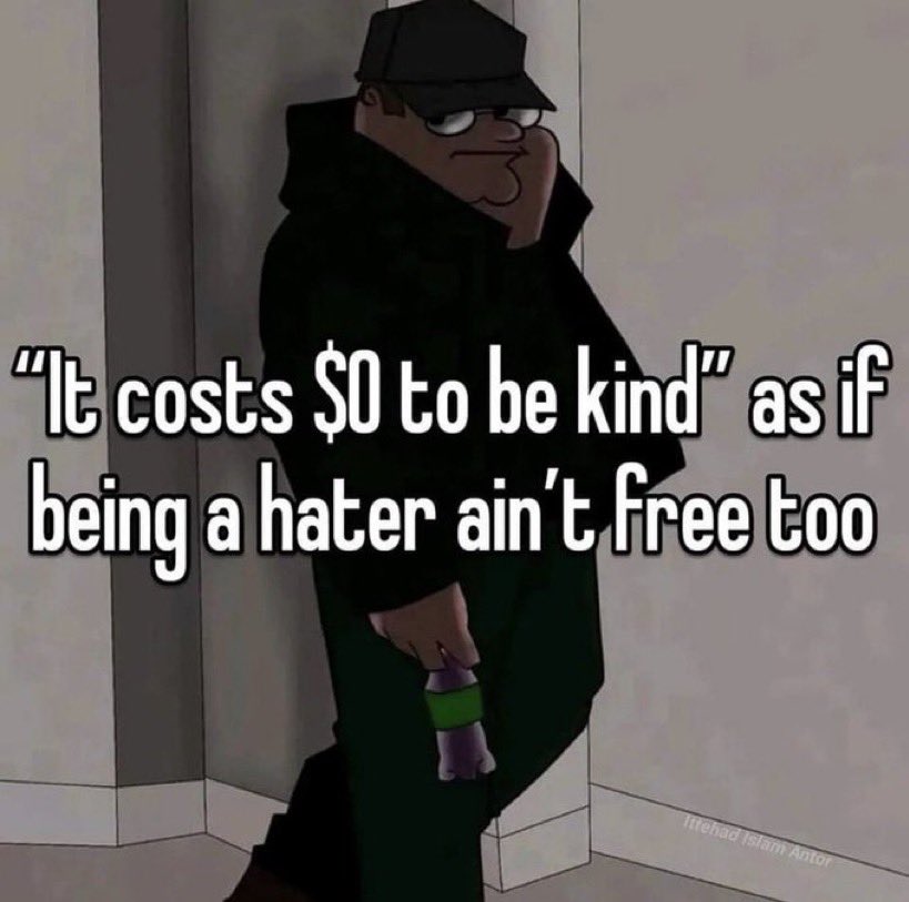 Sometimes I will even pay the premium to be a hater.