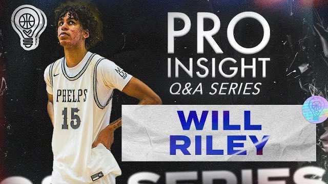 Pro Insight Q&A series: Will Riley 🔗youtu.be/atOwverCzeY