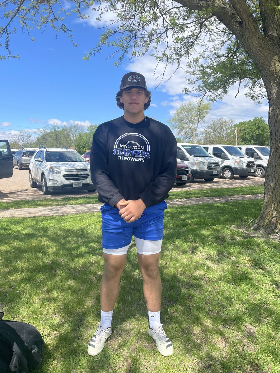 Congratulations to our 1st State Qualifier! Josh Cantrell wins shot put with a throw of 52’9.5”! Way to go Josh. See you at Burke!