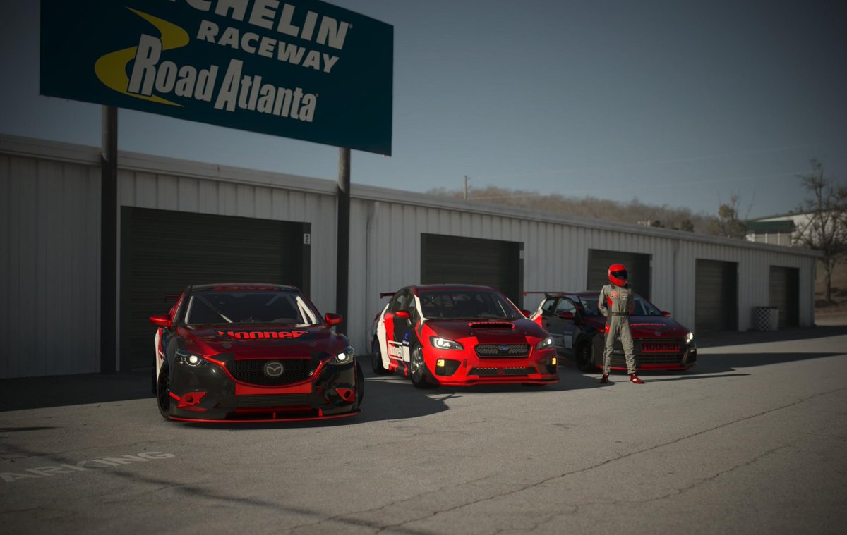 Hooner_Simteam's tweet photo. Hooner ya ha desembarcado en Road Atlanta para la carrera de esta noche en @community_lc con @SaferCaster https://t.co/fEkPsyoU3R