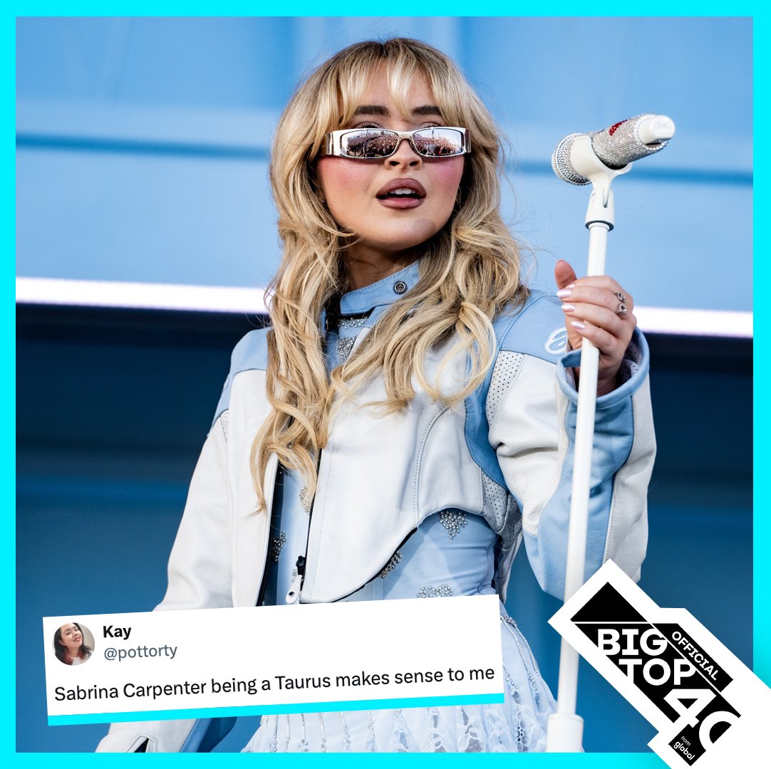 Birthday girl @SabrinaAnnLynn is currently holding the Number 5 spot in the Big Top 40 🥳 Where do you think she'll chart tomorrow? 👇