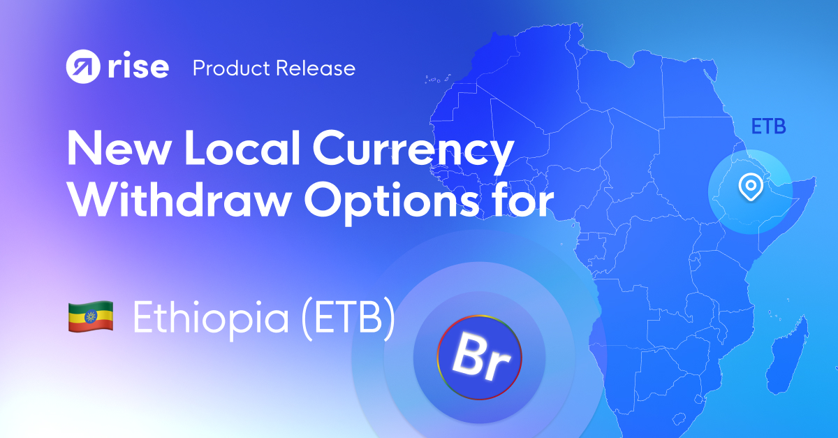 🇪🇹 Contractors in Ethiopia can now withdraw their earnings in local Ethiopian ETB on Rise 🙌 Life as a global contractor has never been easier thanks to hybrid payroll (fiat & crypto) from Rise ↗ #web3 #ethiopia #Crypto