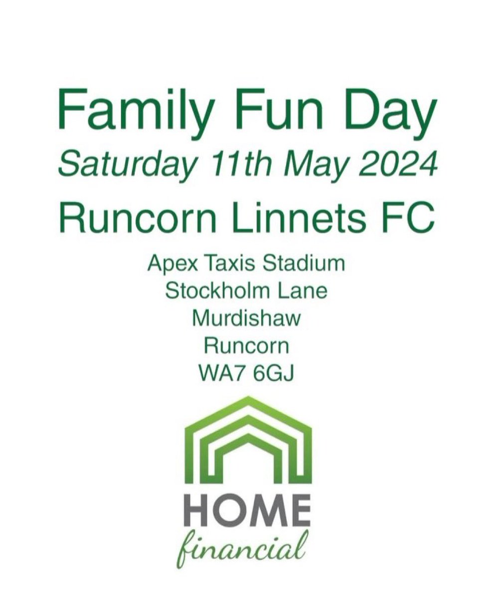 The season may be over but there’s plenty still going on @RuncornLinnets .Charity football tournament in aid of @haltonhaven . Starts At 12 00 bar and cafe open, get down there and support a great cause