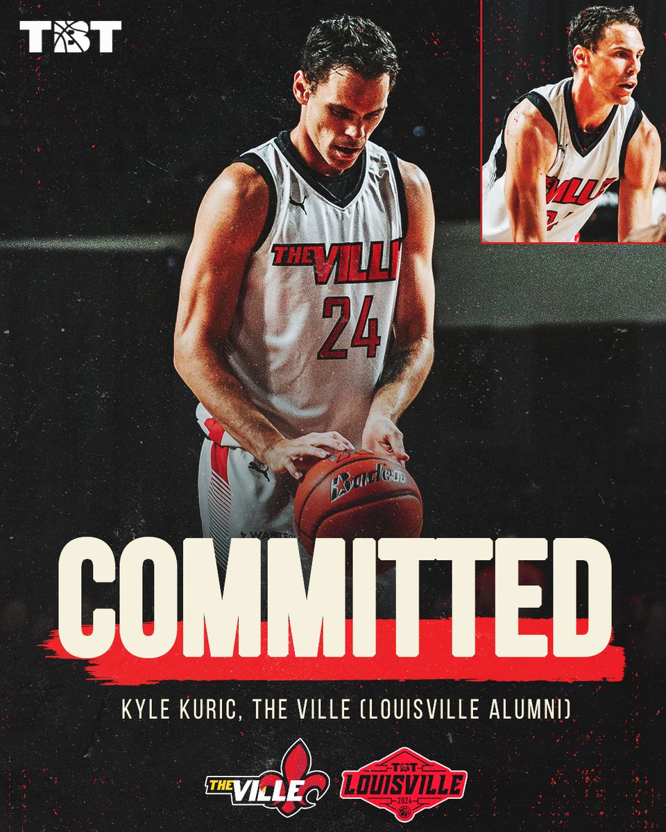 KYLE KURIC IS BACK WITH THE VILLE!!! @KingKK_14 is back again with the @LouisvilleMBB alumni and he’s ready to set FREEDOM HALL on fire🔥🔥🔥🔥 Tickets are on sale now to see @TBT_Louisville in action with their INSANELY LOADED roster: thetournament.com/tbt/louisville…