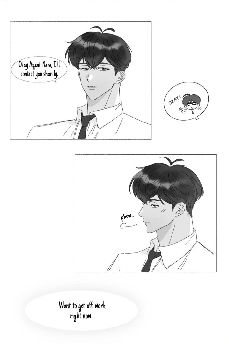 《Office Au》 🖤💙 ENG
#깜돌 #kkamdol