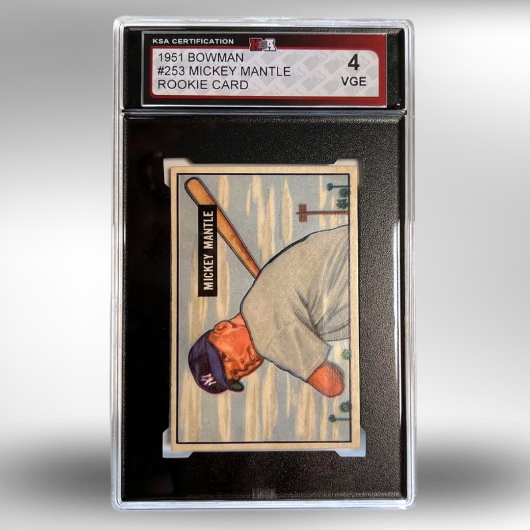 We always love a Mantle!😍

#ksagrading #canadiangrading #sportscardgrading #sports #cards #gradedcards #collectibles #thehobby #sportsmemorabilia #whodoyoucollect #baseball #baseballcards #rookiecard #mickeymantle