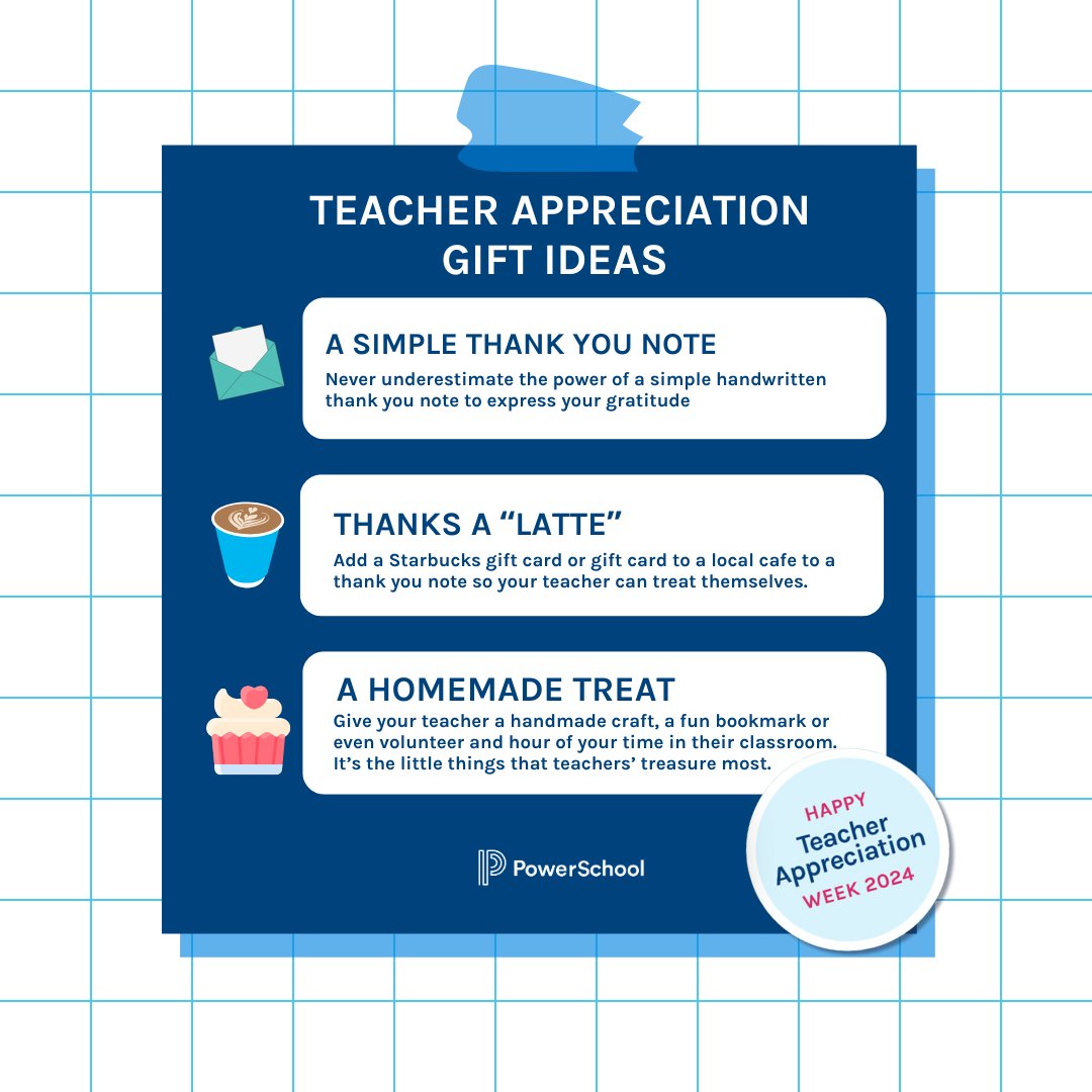 There is still time to make your favorite teacher's day! Check out these simple, joy-boosting actions for the final day of #TeacherAppreciationWeek 🍎💡