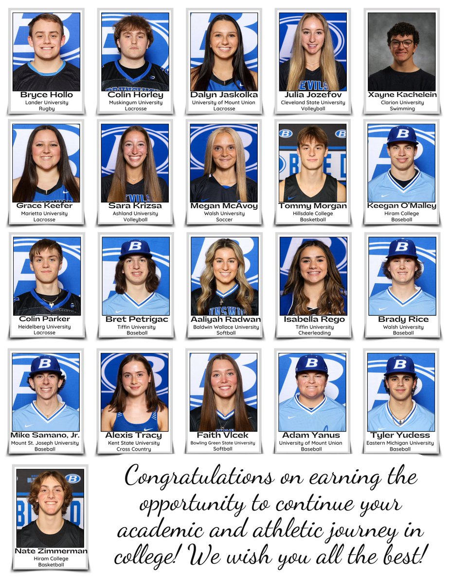 BrunswickCSD's tweet photo. Celebrating our @BHSGoBigBlue student-athletes embarking on their academic and athletic journeys in college! Today, we honored 36 students who will compete at the collegiate level. We're proud of our student-athletes for their dedication, perseverance, &amp; teamwork. #BrunswickPRIDE https://t.co/nA6JLAvmAS