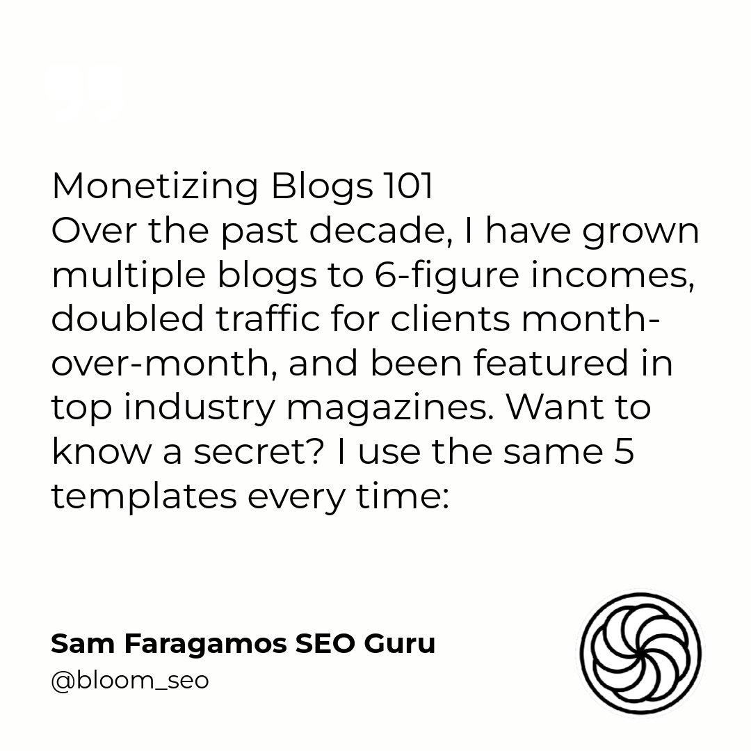 🤫 Templates are a game-changer! They save time and boost your blog's 💰earning potential. Ready to level up? 🚀 Share your thoughts or visit us at seocertifiedtools.com! ✨ #BlogMonetization #TrafficGrowth #DigitalMarketing