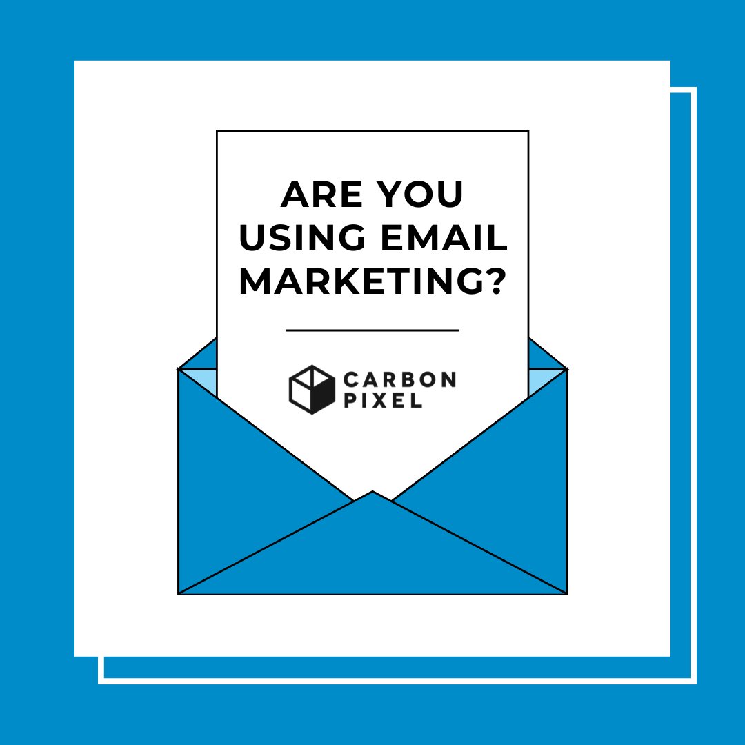 Harness the power of email marketing to boost engagement, sales, and connections with your audience. It's a must-have in any marketing plan. Reach out for assistance! 📧info@carbon-pixel.com 📞01752 651414

#digitalmarketing #marketingagency #emailmarketing