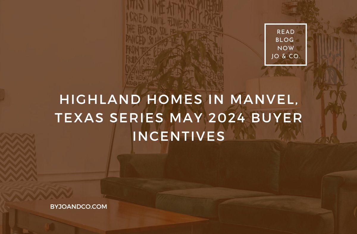 Hi friend! 👋 I'm excited to share with you today's blog post featuring the fantastic buyer incentives for Highland Homes in Manvel, Texas. 🌟 Don't miss out on these amazing opportunities! Learn more! 🔗 byjoandco.com/2024/05/07/hig… #HighlandHomes #manveltx #buyerincentives