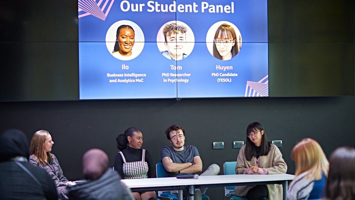 Curious about postgrad life? Hear first-hand experiences from our students in the Q&A session at our Postgraduate Open Day on Wednesday 5 June. Come with questions, leave with insights! Book your place now: hud.ac/r2b #PostgraduateStudy #HudUni #PostgradLife