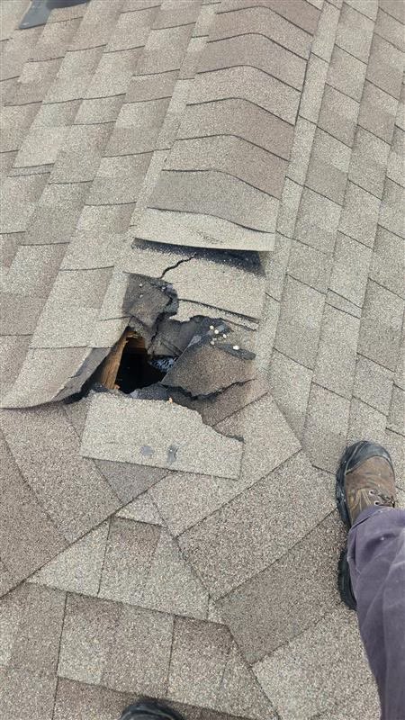 Hoping lightning doesn’t strike twice Storms in Dallas have been major this year and this building got ⚡️struck First time it’s ever happened to a building we’ve owned