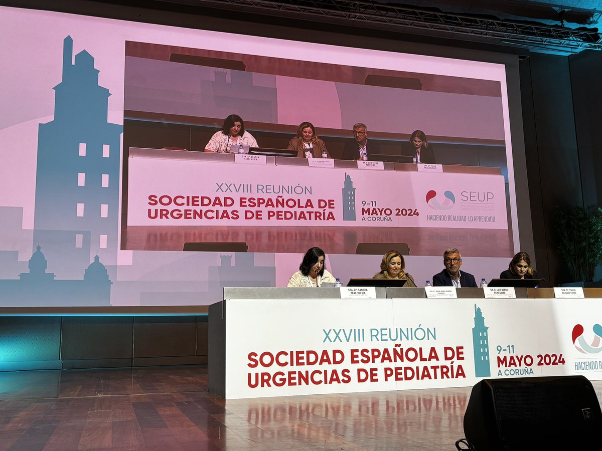 Acto inaugural del congreso de la Sociedad Española de Urgencias de Pediatría @TSEUP en A Coruña