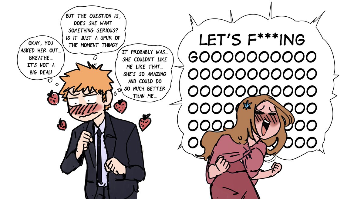 Ichigo after asking Orihime out on a date <3
#BLEACH