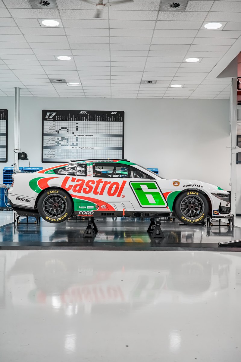 We are ✨ OBSESSED ✨ This weekend, @RFKracing will run an iconic Castrol livery at Darlington. The Castrol TOM’s Supra tribute is stunning, and we can’t wait to see it in action 💪 #NASCAR
