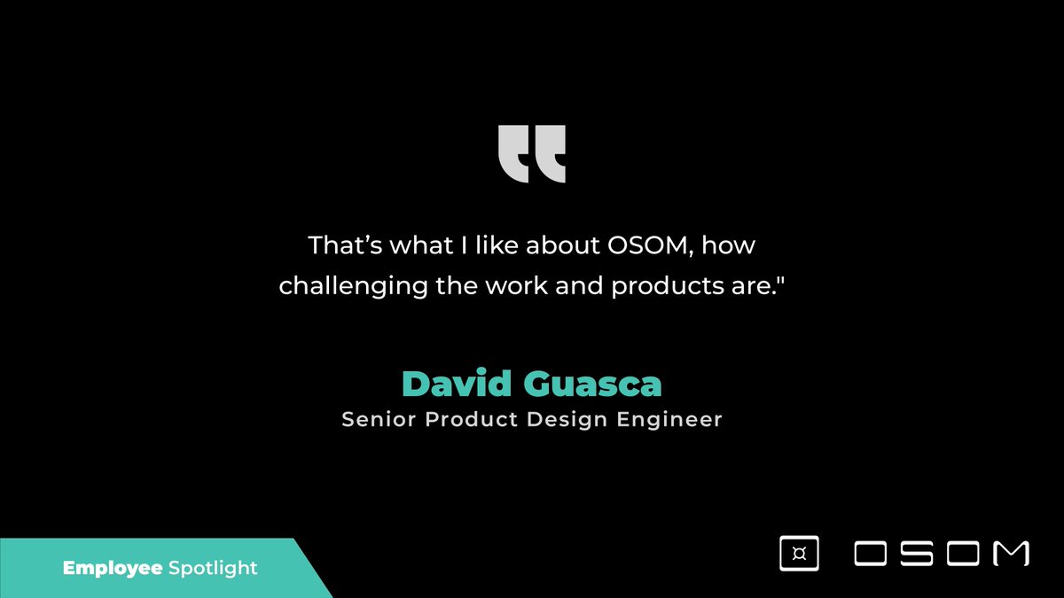Even if you haven't bought one of our products, odds are pretty good you've used one of the many gadgets built by our senior product design engineer David Guasca. osomprivacy.com/chronicles/sen…