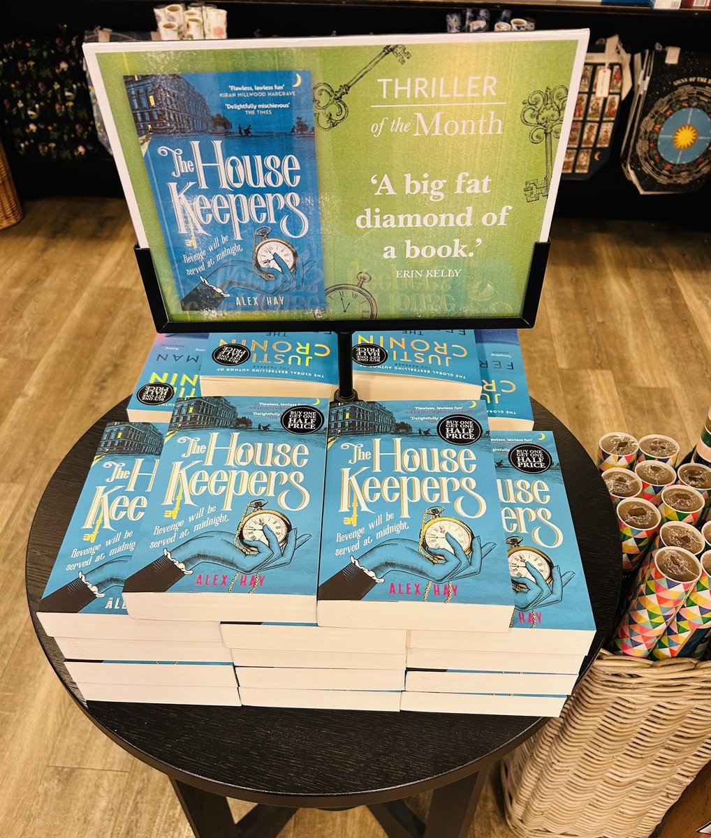 There was something EXTRA special about popping in to sign at my nearest @Waterstones today - the mighty @bromleybooks - and seeing The Housekeepers piled high! Thank you so much to Jack and team - this was a very full circle moment! 🥹