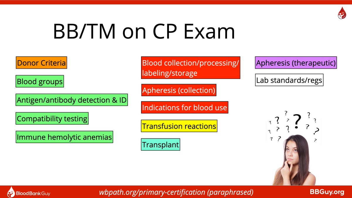 Counting down to my "Blood Bank Guy Last Minute Essentials" cram session for path residents (but all are welcome)! 3 pm ET/noon PT live (and free) on YouTube at youtube.com/live/zc8uiuLX8… in just under TWO HOURS! #pathboards #blooducation Here's a preview slide...