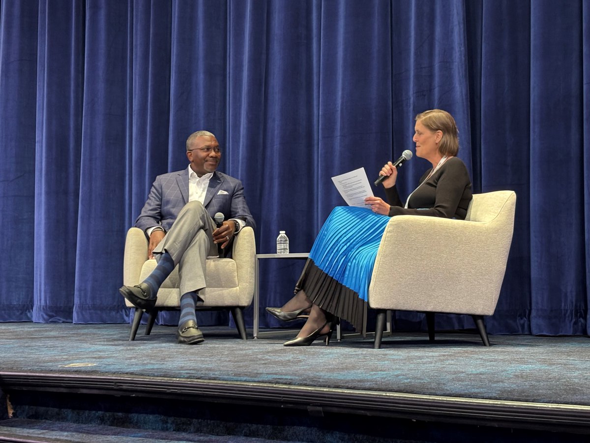 “We have to find ways to keep our collective mission at the center of what we do while continuously striving for new ways to serve members,” said Terrance Williams, President & CEO during his fireside chat with @InclusivCDCUs' CEO Cathie Mahon at #Inclusiv50! #Partnership